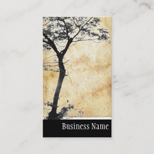 Customizable Zen Tree Balance l Nature Photography Business Cards