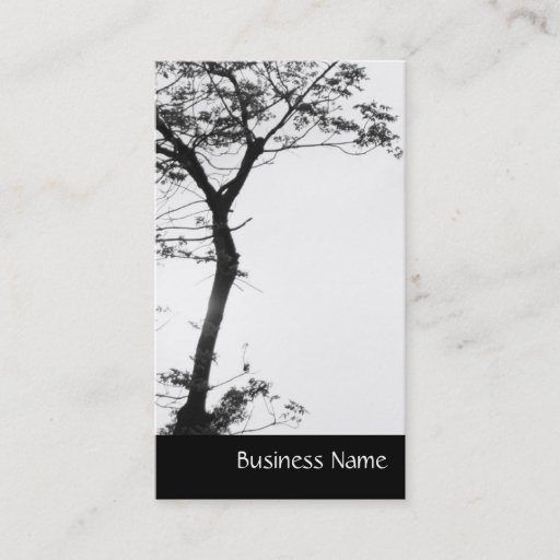 Customizable Zen Tree Balance l Nature Photography Business Card