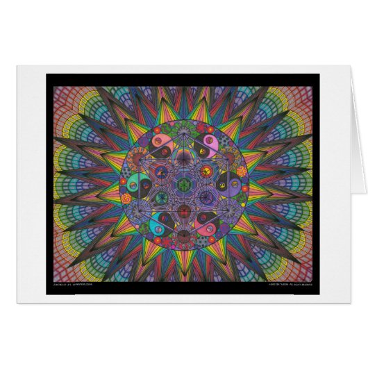 Zen Tree of Life Card (Front Horizontal)