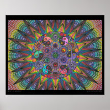 Zen Tree of Life - Chakra Explosion Print