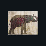 Zen Tribal Elephant Canvas Print<br><div class="desc">Zen Tribal Asian Elephant. Artist: Sharon Chandler. Image ID: 152931GG.</div>