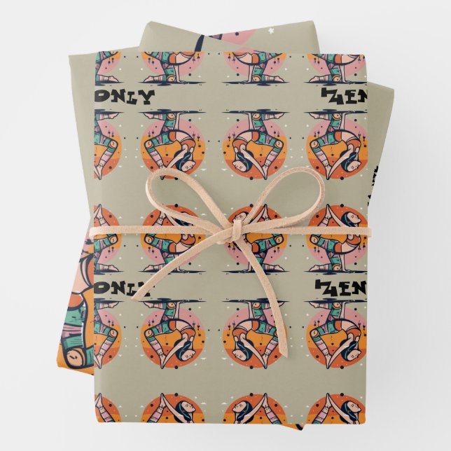 Zen Vibes Only  Wrapping Paper Sheets (In situ)
