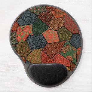 Zen Washi Patchwork Gel Mouse Pad