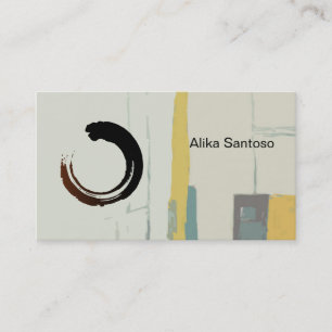 Zen - Watercolor Business Card