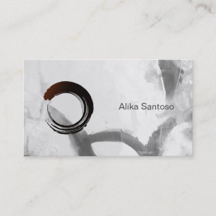 Zen - Watercolor Business Card