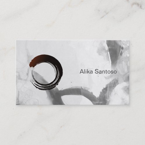 Zen _ Watercolor Business Card