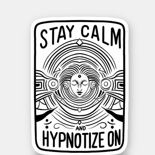 Zen Waves Hypnosis Sticker