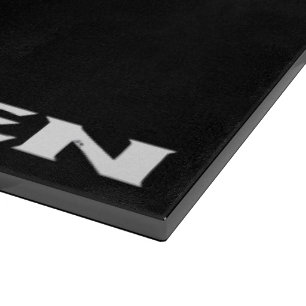 Zen white black glass cutting board