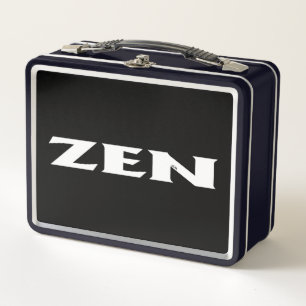 Zen white black lunchbox