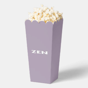 Zen white gray popcorn boxes