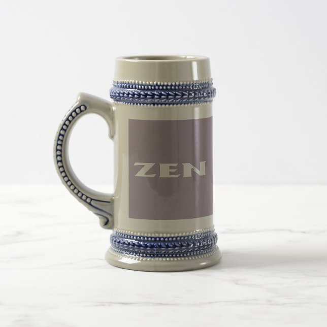 Zen white gray stein (Left)