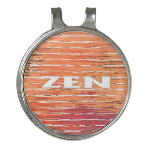 Zen white reed hat clip