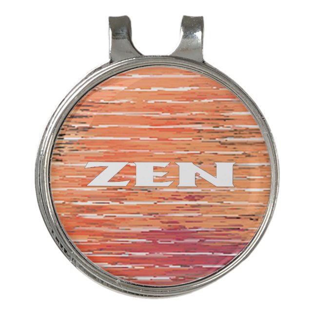 Zen white reed hat clip (Front)
