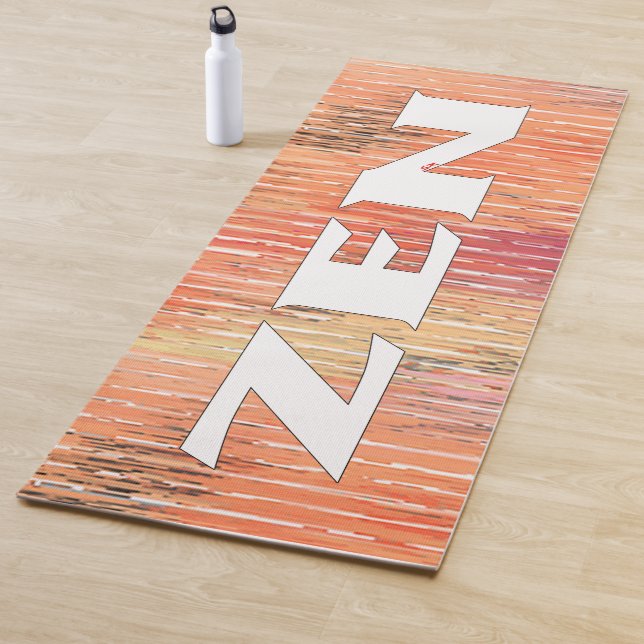 Zen white reeds exercise mat (In Situ)