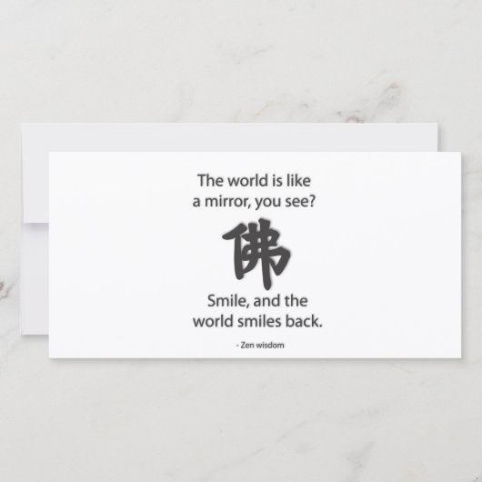 Zen Wisdom - We Get What We Give (Front)