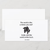Zen Wisdom - We Get What We Give (Front/Back)