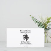 Zen Wisdom - We Get What We Give (Standing Front)