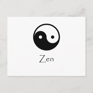 Zen Yin & Yang Postcard