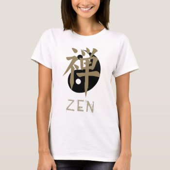 Zen Yin Yang Women's T Shirts by kazashiya at Zazzle