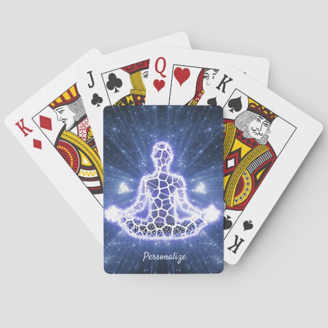 Zen Yoga Meditation Chi Energy Spiritual Poker Cards (Back)