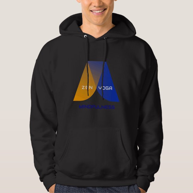Zen Yoga Mindfulness 9 Hoodie (Front)