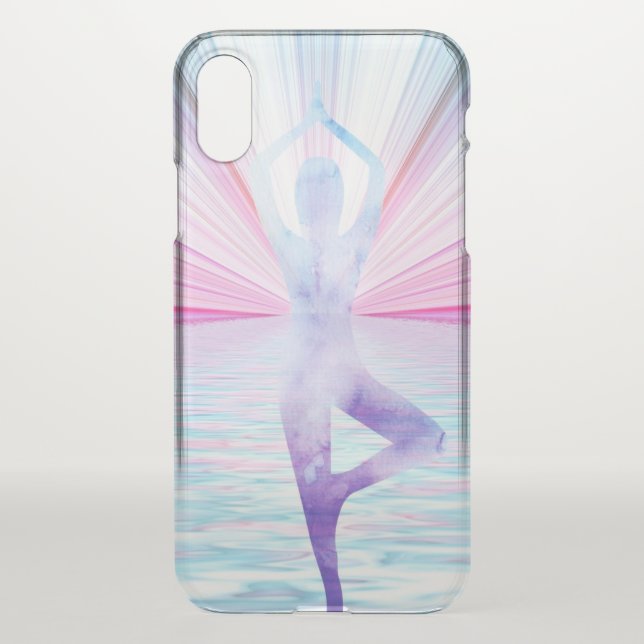 Zen Yoga Position Uncommon iPhone Case (Back)