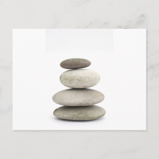 Zen yogo stones postcard (Front)