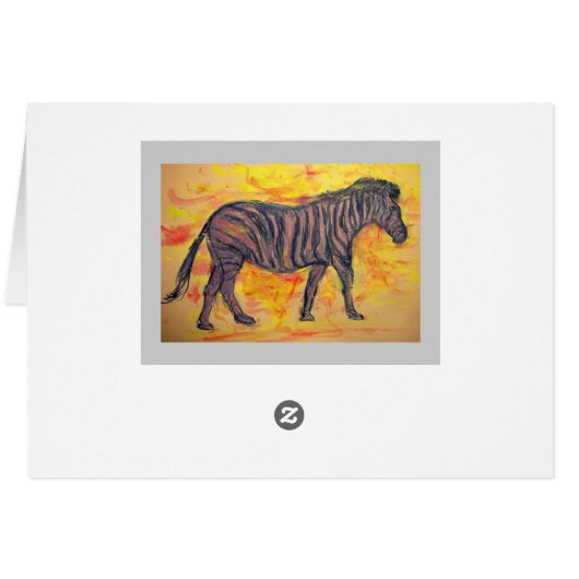 Zen Zebra (Back Horizontal)