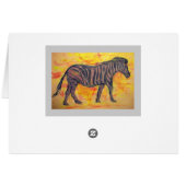 Zen Zebra Cards (Back Horizontal)