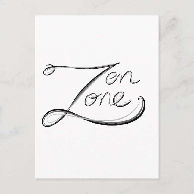 Zen Zone Postcard (Front)