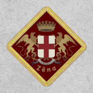 Zêna coat of arms (Genova, Liguria) Patch