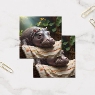 Zena The Baby Hippo Takes Time Out To Sleep,
