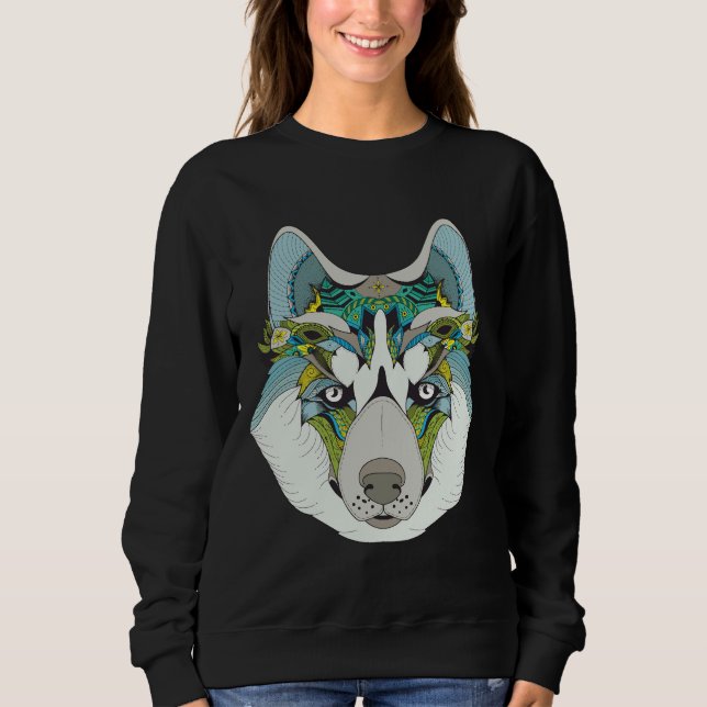 Zenart Patterned Husky Sweatshirt (Front)