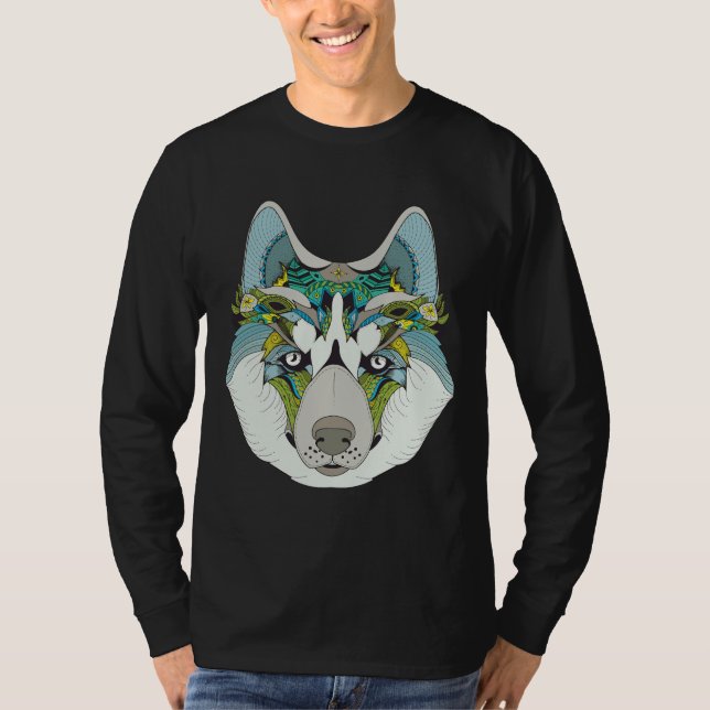 Zenart Patterned Husky T-Shirt (Front)
