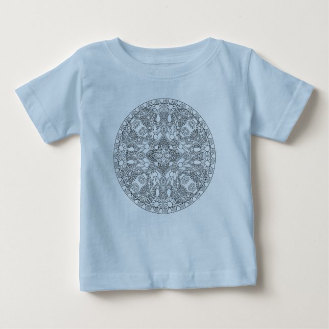 Zendala Design Baby T-Shirt (Front)