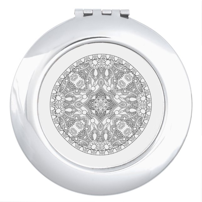 Zendala Design Mirror For Makeup (Front)