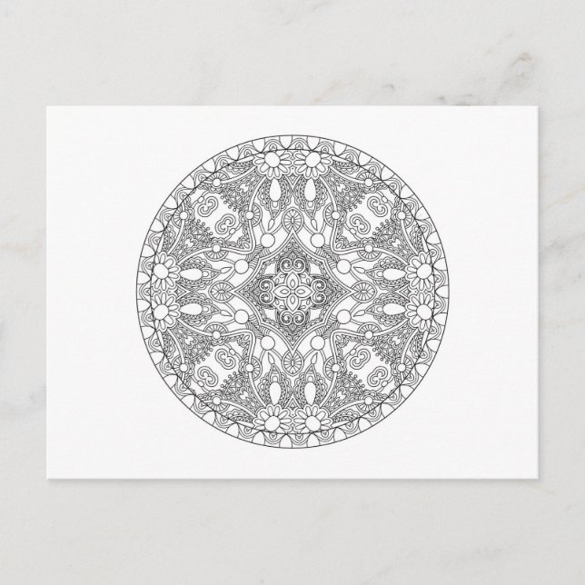 Zendala Design Postcard (Front)