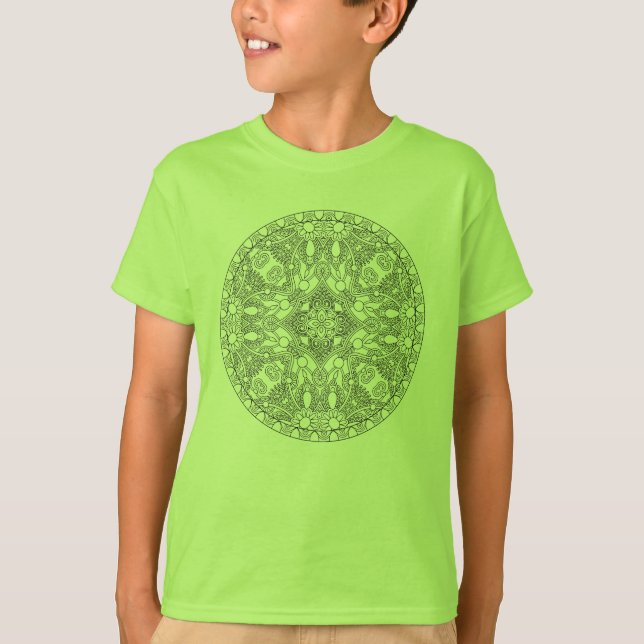 Zendala Design T-Shirt (Front)