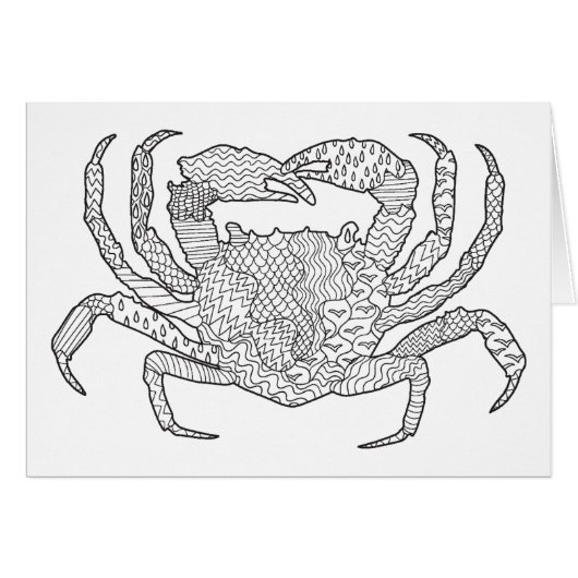 Zendoodle Crab (Front Horizontal)