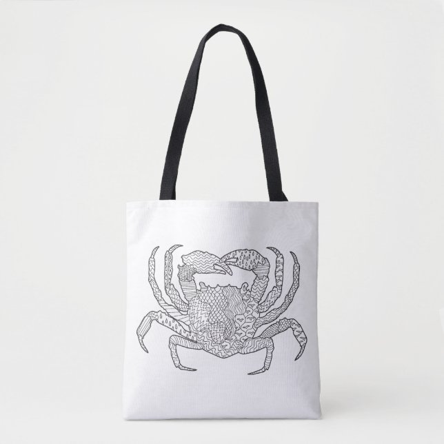 Zendoodle Crab 2 Tote Bag (Front)