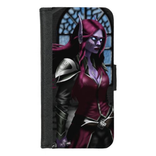 Zendyr in a gloomy citadel iPhone 87 wallet case