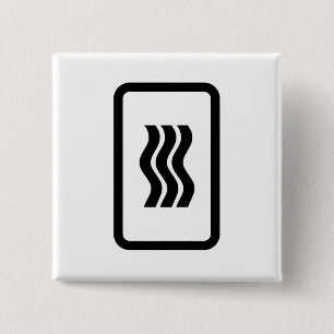Zener Card 3 Vertical Wavy Lines Button