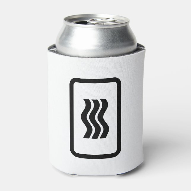 Zener Card | 3 Vertical Wavy Lines Can Cooler (Can Front)