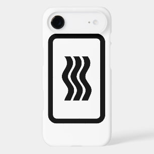 Zener Card 3 Vertical Wavy Lines iPhone 17 Air Case