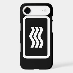 Zener Card 3 Vertical Wavy Lines iPhone 17 Air Case