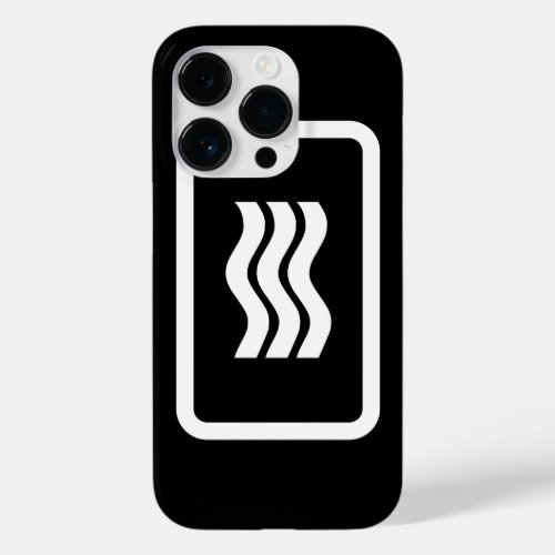 Zener Card  3 Vertical Wavy Lines Case_Mate iPhone 14 Pro Case