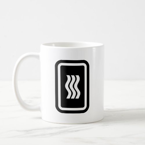 Zener Card  3 Vertical Wavy Lines Coffee Mug