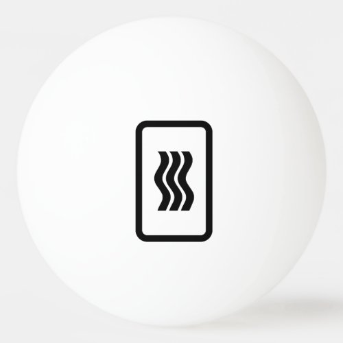 Zener Card  3 Vertical Wavy Lines Ping Pong Ball