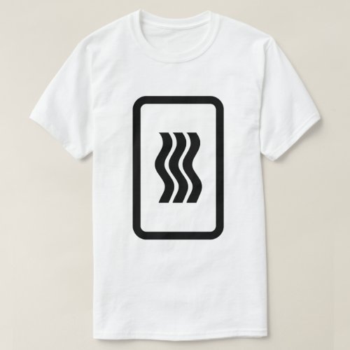 Zener Card  3 Vertical Wavy Lines T_Shirt