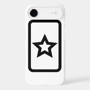 Zener Card   Hollow 5 Pointed Star iPhone 17 Air Case